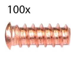 GYS 100 Gewindebolzen - Ø5x12 - Verkupfert - 049413