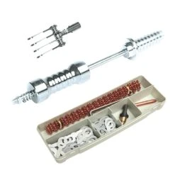 GYS Stahl Ausbeulset: Schlaghammer 2,5kg + Kralle 4er + Zubehör 78 Tlg