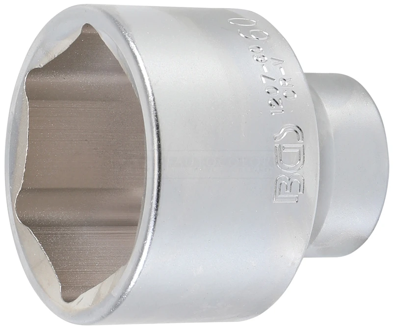 BGS Steckschlüssel-Einsatz Sechskant | 20 Mm (3/4") | SW 60 Mm – 1207-60