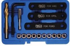BGS Reparatur-Satz Für Bremsgewinde | M9 X 1,25 | 16-tlg. – 148