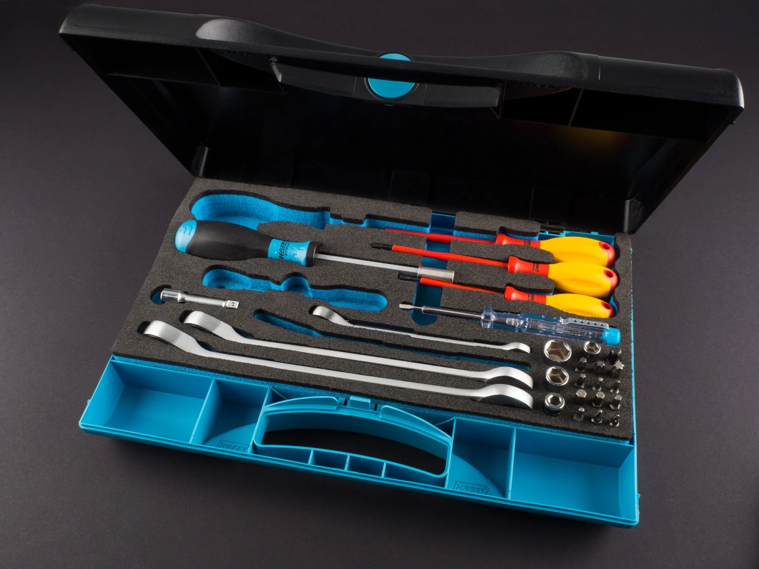 HAZET Werkzeug-Satz Sanitär Heizung Sechskant 6,3 1/4 Zoll 6,3mm 1/4 Zoll 29tlg 1520/29 – Bild 14