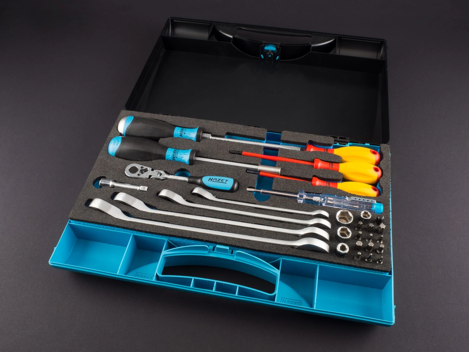 HAZET Werkzeug-Satz Sanitär Heizung Sechskant 6,3 1/4 Zoll 6,3mm 1/4 Zoll 29tlg 1520/29 – Bild 12