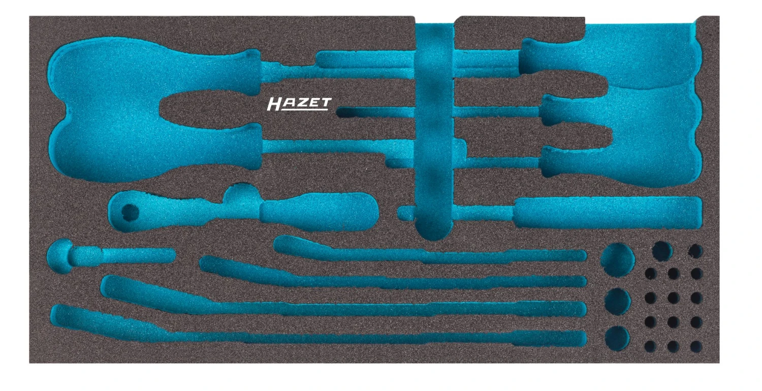 HAZET Werkzeug-Satz Sanitär Heizung Sechskant 6,3 1/4 Zoll 6,3mm 1/4 Zoll 29tlg 1520/29 – Bild 4