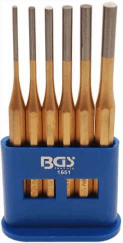 BGS Splintentreiber-Satz | 150 Mm | 3 - 8 Mm | 6-tlg. – 1651