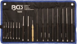 BGS Splintentreiber-Satz | 100 - 150 - 200 Mm | 1,5 - 9,5 Mm | Inkl. Körner | 18-tlg. â 1695