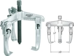 HAZET Schnellspann-Abzieher 3-armig 1786F-13
