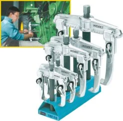 HAZET Schnellspann-Abzieher-Satz 2-armig 5-teilig 1787F/5