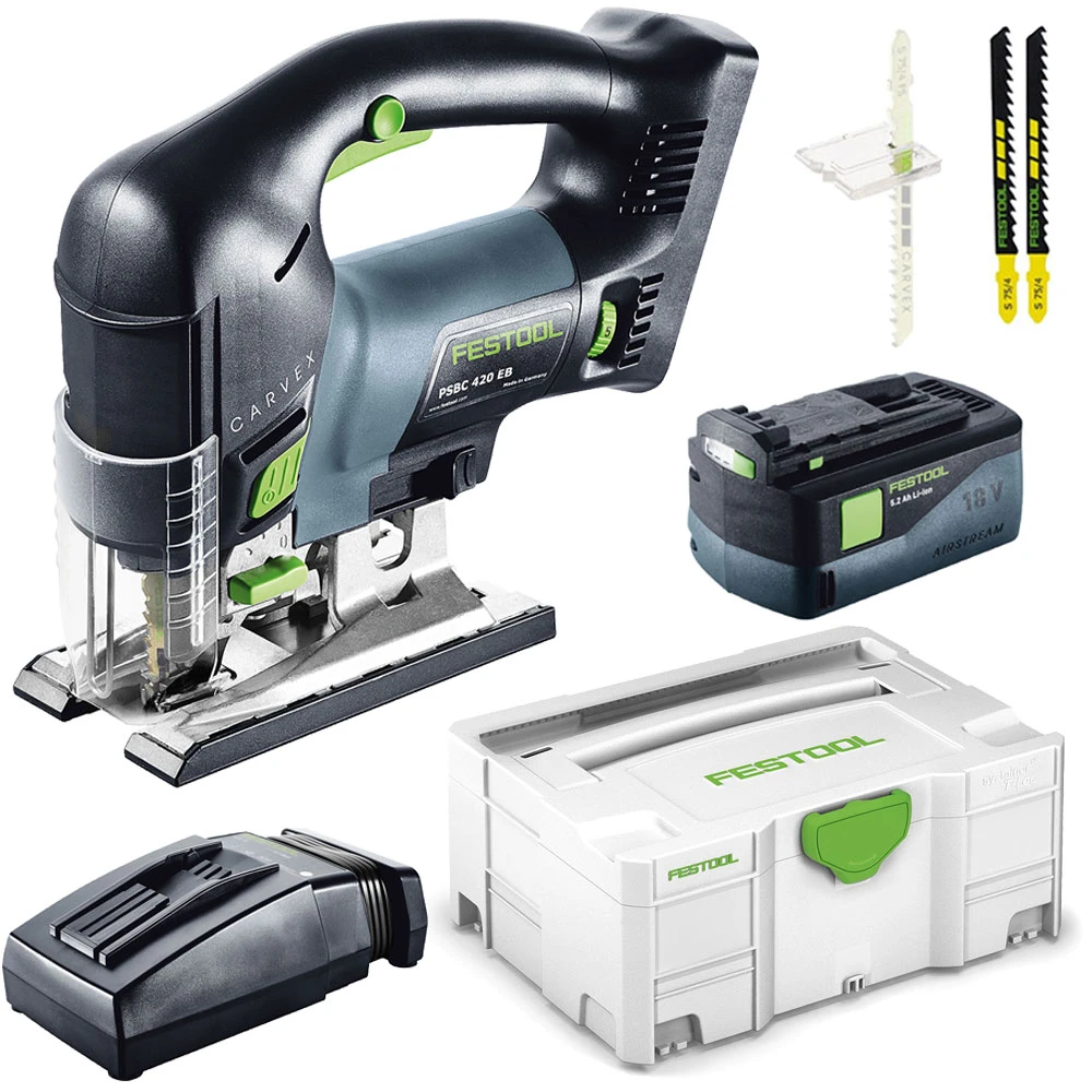 Festool Akku Pendelstichsäge CARVEX PSBC 420 Li 5,2 EB PLUS 201380 18 Volt Stichsäge Jetzt 576532