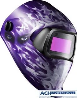 ACH SPEEDGLAS 100 Schweißmaske Graphic STEEL EYES Mit 100V ADF 210226