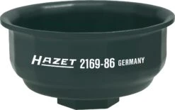 HAZET Ölfilter-Schlüssel Vierkant Hohl 12,5mm 1/2 Zoll Rillenprofil 2169-86