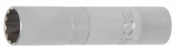 BGS Zündkerzen-Einsatz Mit Haltegummi, Zwölfkant, Lang | 10 Mm (3/8") | SW 16 Mm – 2448
