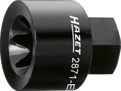 HAZET Bremssattel TORX® Einsatz Außen-Sechskant 22mm Außen TORX® Profil 2871-E24