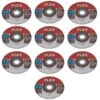 FLEX 10x Dünne Trennscheibe Für Edelstahl 125 Ø X 1 X 22,2mm 349.836