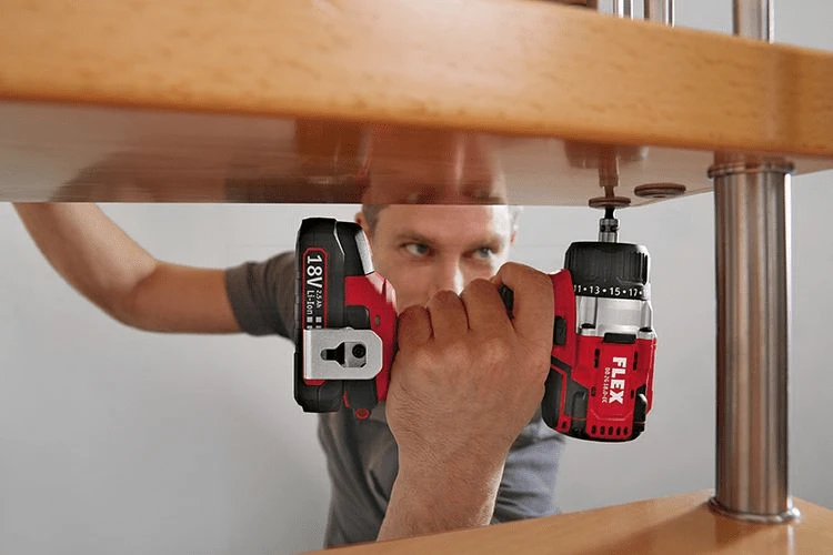 FLEX Akku Bohrschrauber DD 2G 18 EC 491.225 Ohne Akkus Ohne Ladegerät Karton – Bild 5