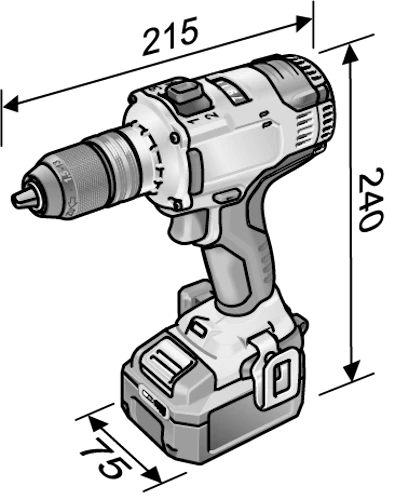 FLEX 447.765 DD 4G 18.0-EC 4-Gang Akku-Bohrschrauber 18,0 V Ohne Akkus Ohne Ladegerät – Bild 10