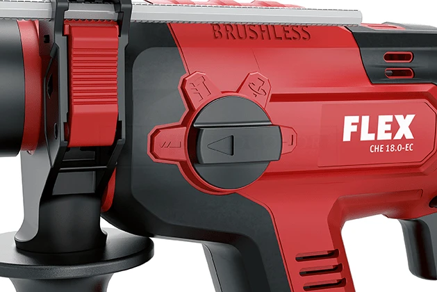 FLEX Akku Bohrhammer CHE 18 EC Set 461.768 2x Akkus 5Ah LG L-BOXX 18Volt – Bild 11