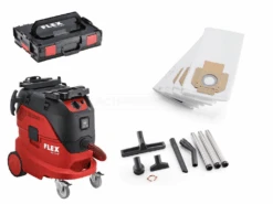 FLEX Nass Trocken Sauger VCE 44 L AC KIT 446.009 + 5x Filter + L-BOXX 471.208