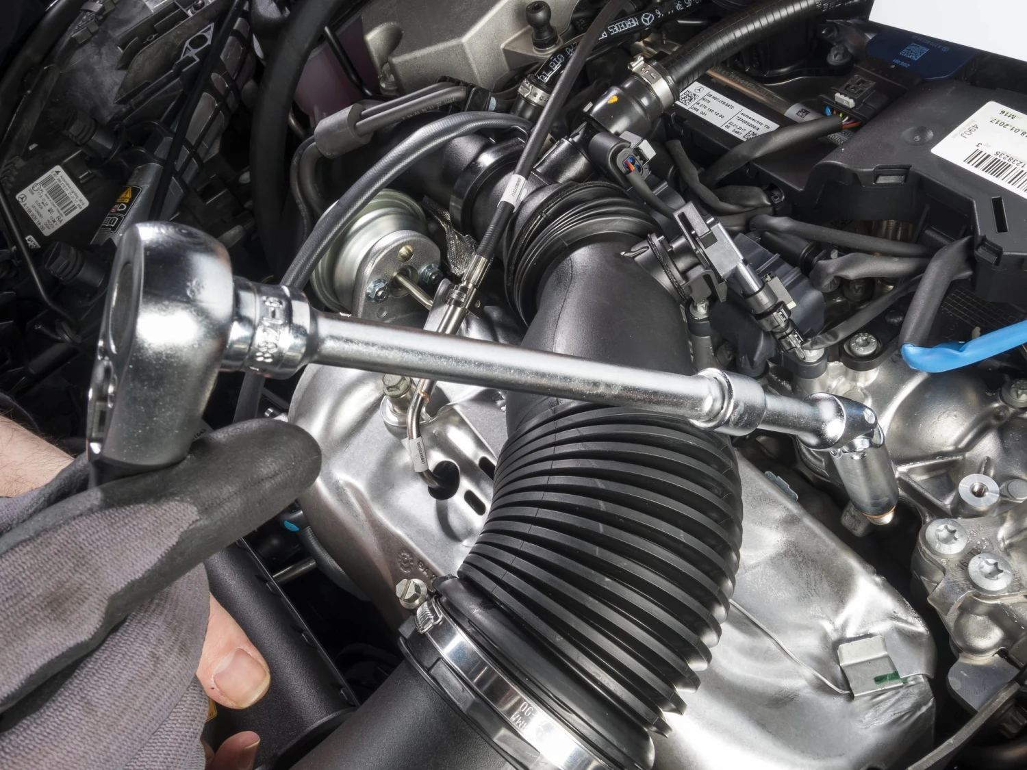 HAZET Zündkerzen-Schlüssel 10mm 3/8 Zoll Außen-Doppel-Sechskant 14 4766-3 – Bild 7