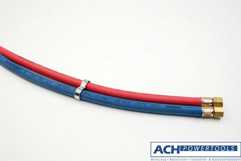 ACH Montierte Autogenschläuche 30 M Azetylen 6,3x3,5 Mm/ Sauerst. 6,3x3,5 520726 – Bild 2