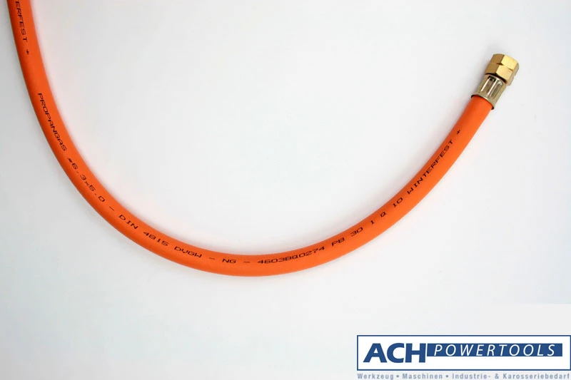 ACH Propangasschlauch 6,3x3,5 Mm Mitteldruck 2,5 Meter Fertig Mit Anschlüssen 521108 – Bild 4