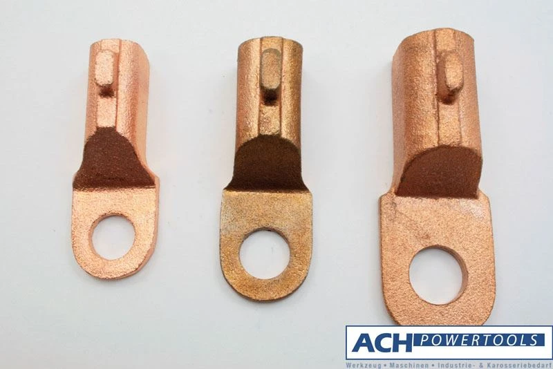 ACH Schlagkabelschuh Massiv Kupfer Verwendbar Ab 70 Mm² Bohrung Ø 16 Mm 670007
