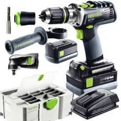 Festool Akku-Bohrschrauber QUADRIVE DRC 18/4 18-4 Li 4,2 Set 18V 4.2Ah
