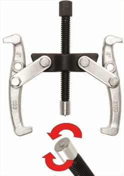 BGS Außen-/Innenabzieher, 2-armig | 20 - 140 Mm – 7714