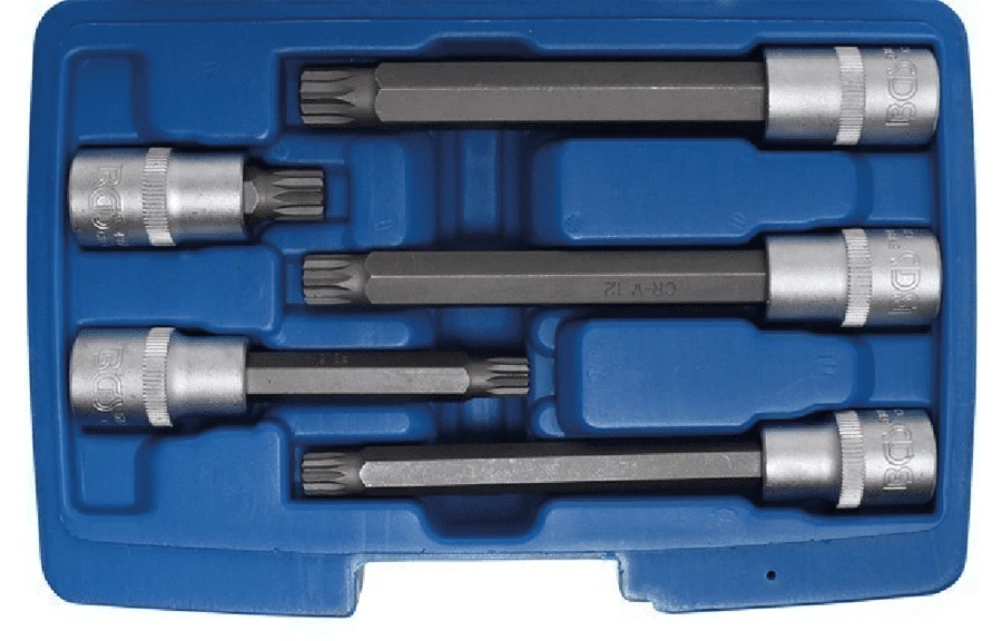 BGS Bit-Einsatz-Satz | 12,5 Mm (1/2") | Innenvielzahn (für XZN) | 5-tlg. – 8449
