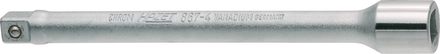 HAZET Verlängerung 6,3mm 1/4 Zoll Vierkant Massiv 6,3mm 1/4 Zoll 867-4