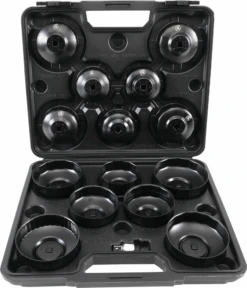 BGS DIY Ölfilterschlüssel-Satz | 10 Mm (3/8") | 14-tlg. – 91036