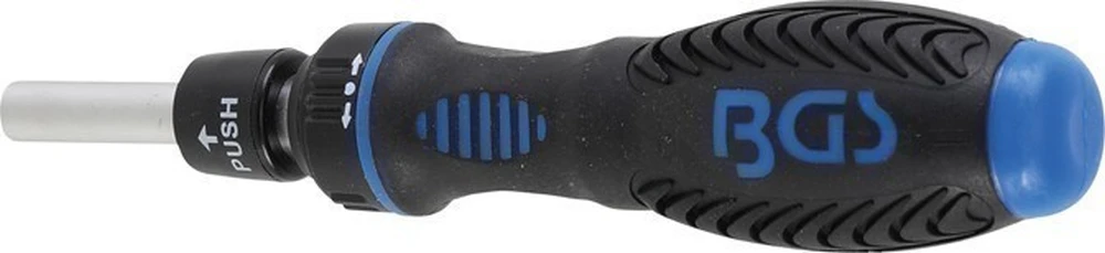 BGS Ratschen-Drehgriff Für Bits, Umschaltbar | Abtrieb Innensechskant 6,3 Mm (1/4") – 9150