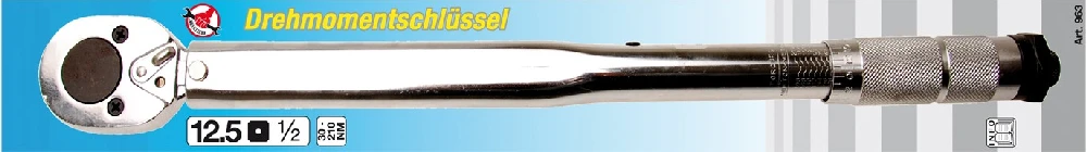 BGS DIY Drehmomentschlüssel | Abtrieb Außenvierkant 12,5 Mm (1/2") | 28 - 210 Nm – 963