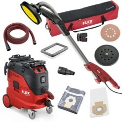 FLEX 409316 Giraffe GE 5 + TB-L Langhalsschleifer + Sicherheitssauger VCE 44 M AC