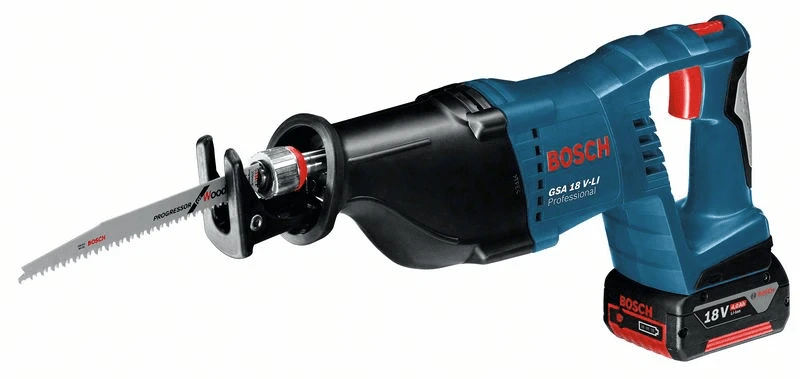 Bosch Akku Säbelsäge GSA 18 V-LI Mit 2 X 5,0 Ah Li-Ion Akku L-BOXX 060164J00B – Bild 2