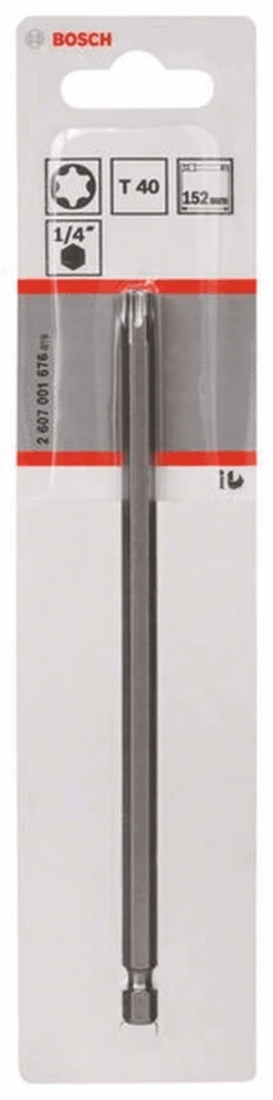 Bosch Schrauberbit Extra-Hart T40 152 Mm 1er-Pack 2607001676