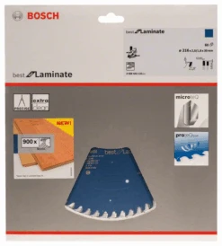 Bosch Kreissägeblatt Best For Laminate 216 X 30 X 2,5 Mm 60 2608642133