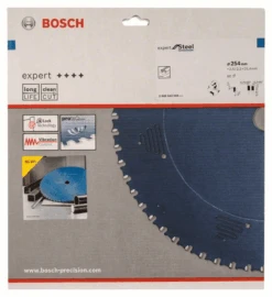 Bosch Kreissägeblatt Expert For Steel 254 X 25,4 X 2,6 Mm 60 2608643059