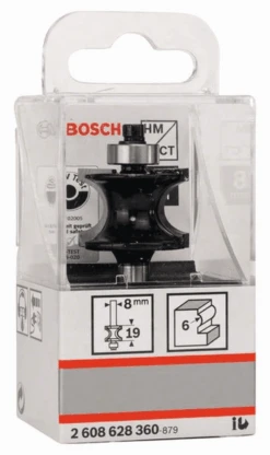 Bosch Halbstabfräser 8 Mm 6 Mm 19 Mm 63 Mm 2608628360