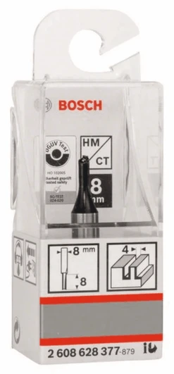 Bosch Nutfräser 8 Mm D1 4 Mm L 8 Mm G 51 Mm 2608628377