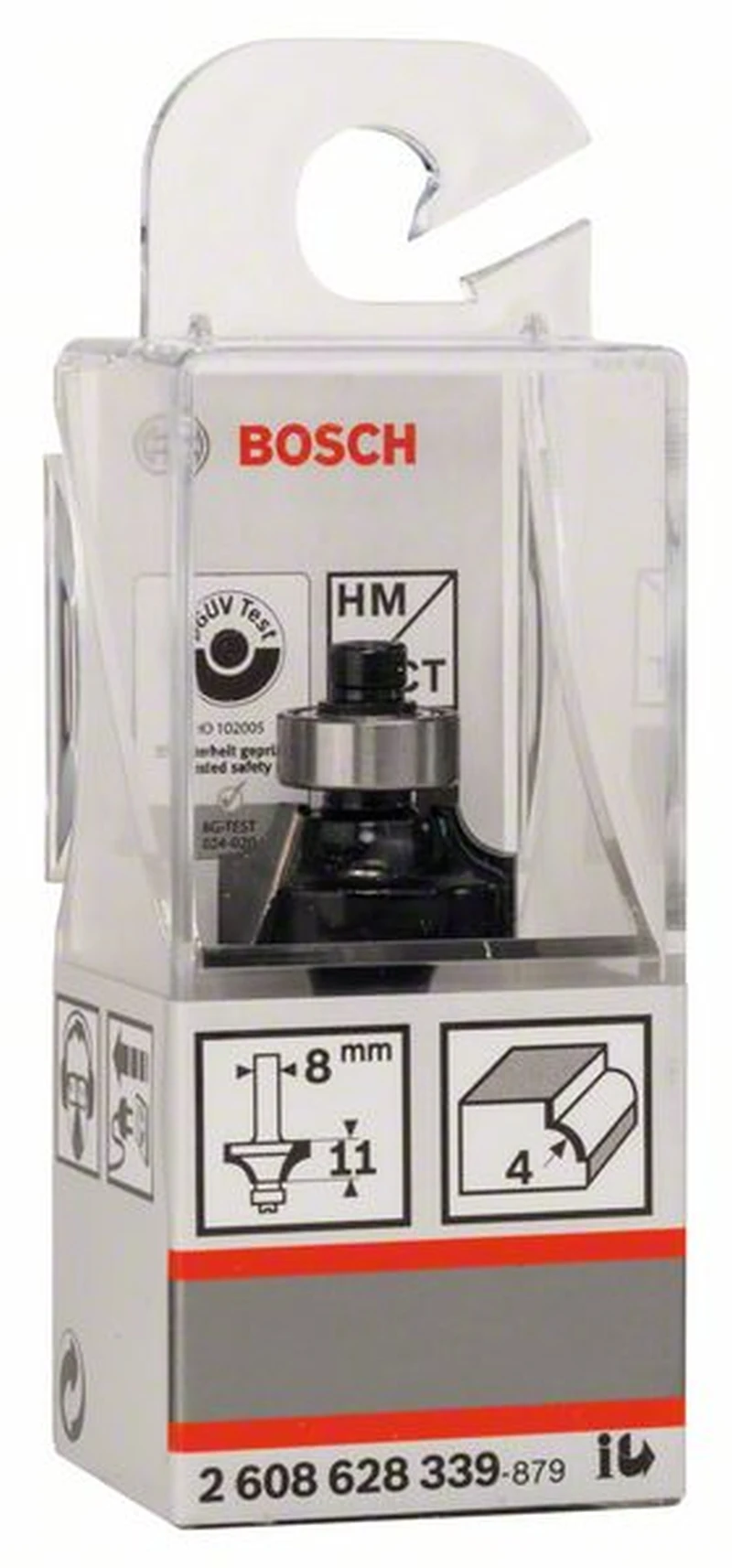 Bosch Abrundfräser 8 Mm R1 4 Mm L 10,5 Mm G 53 Mm 2608628339
