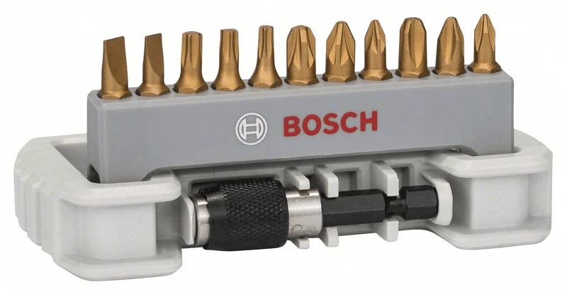 Bosch Schrauberbit-Set Max Grip 11-teilig PH PZ T S Schnellwechselhalter 2608522127 – Bild 2