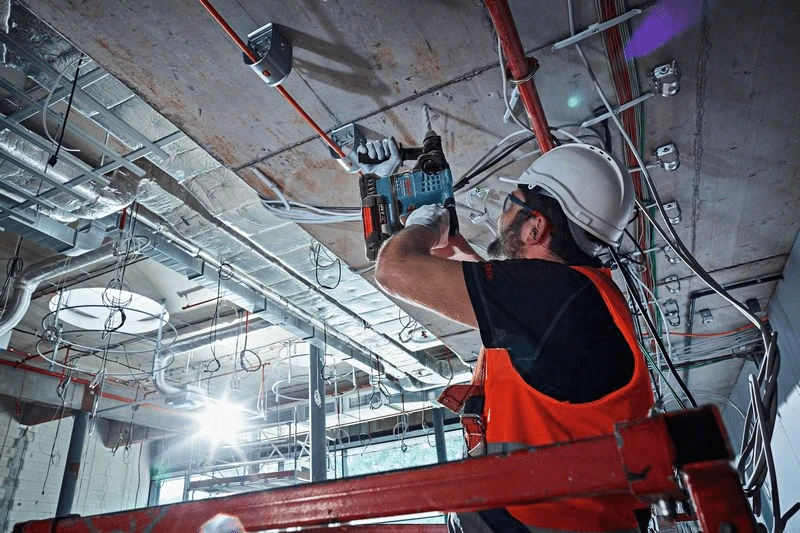 Bosch Akku Bohrhammer GBH 36 V-LI Plus Mit SDS-plus Mit 2 X 4,0 Ah Li-Ion Akku,L-BOXX 0611906002 – Bild 13