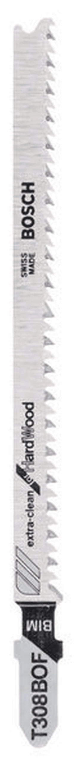 Bosch Stichsägeblatt T 308 BOF Extraclean For Hard Wood 5er-Pack 2608636640 – Bild 2