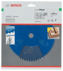 Bosch Kreissägeblatt Expert For Wood 190 X 30 X 2,6 Mm 56 2608644050