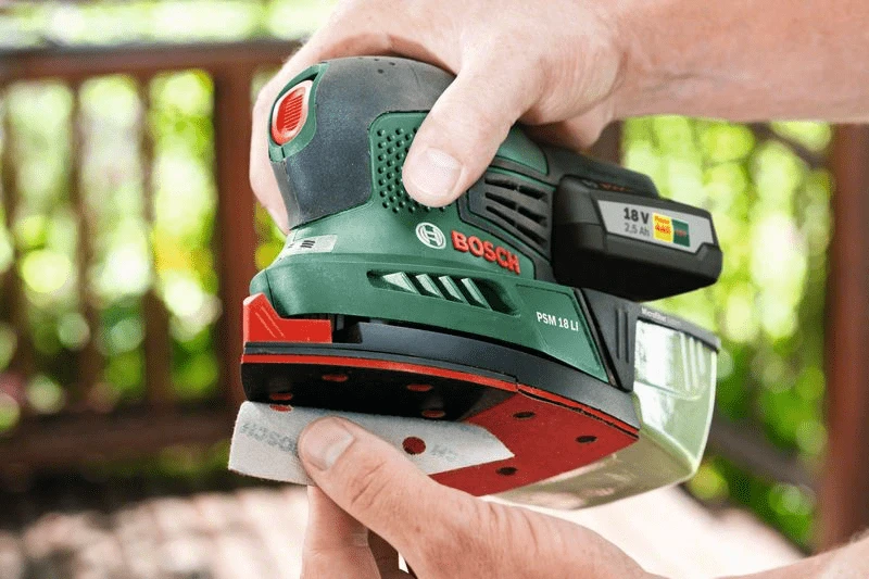 Bosch Akku Multischleifer PSM 18 LI Ohne Akku Und Ladegerät 06033A1301 – Bild 10