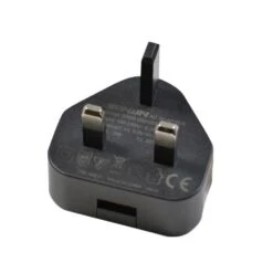 SCANGRIP Ladegerät UK, 5V, 1A, Schwarz, Mit UK Stecker Und Inkl. USB - 03.5352