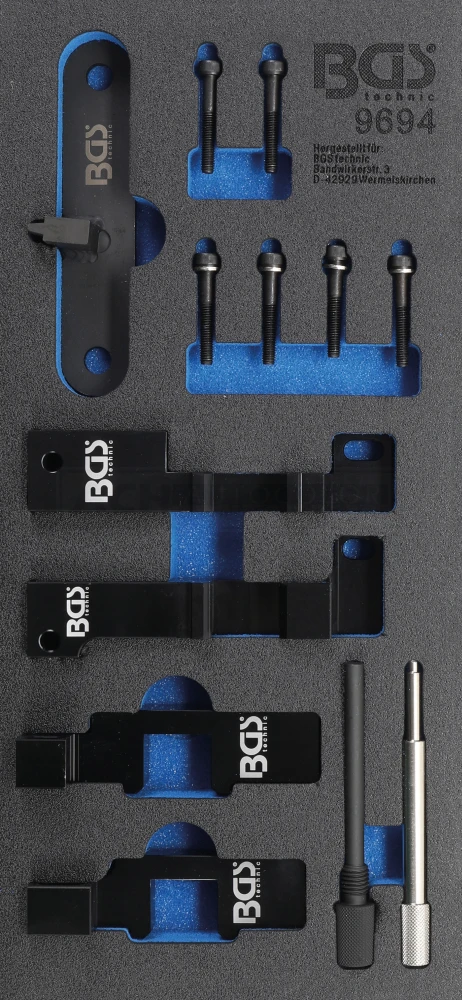 BGS Werkstattwageneinlage 1/3: Motor-Einstellwerkzeug-Satz | Für Land Rover 3.6 TD V8 – 9694