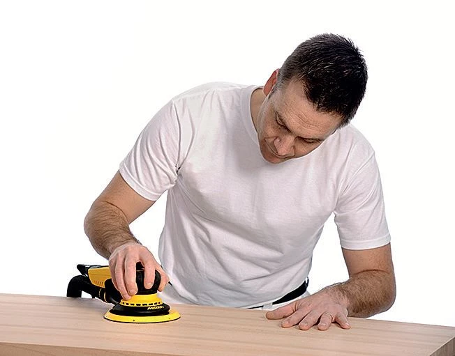 Exzenterschleifer Elektro Mirka DEROS 650CV Set + 50 Abranet Scheiben & Roundykit Gratis – Bild 10