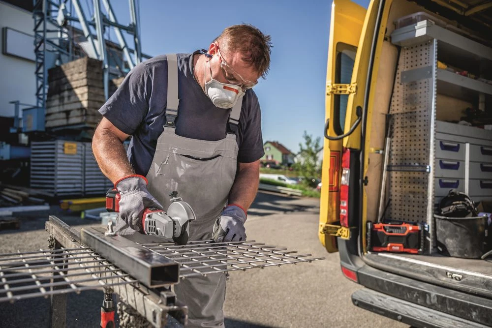 FLEX 499315 LB 125 18.0-EC Akku-Winkelschleifer 18V, Bremse, 125mm – Bild 4