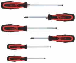 KS Tools ERGOTORQUEplus Schraubendreher-Satz, 6-tlg. Schlitz, PH - 159.0010